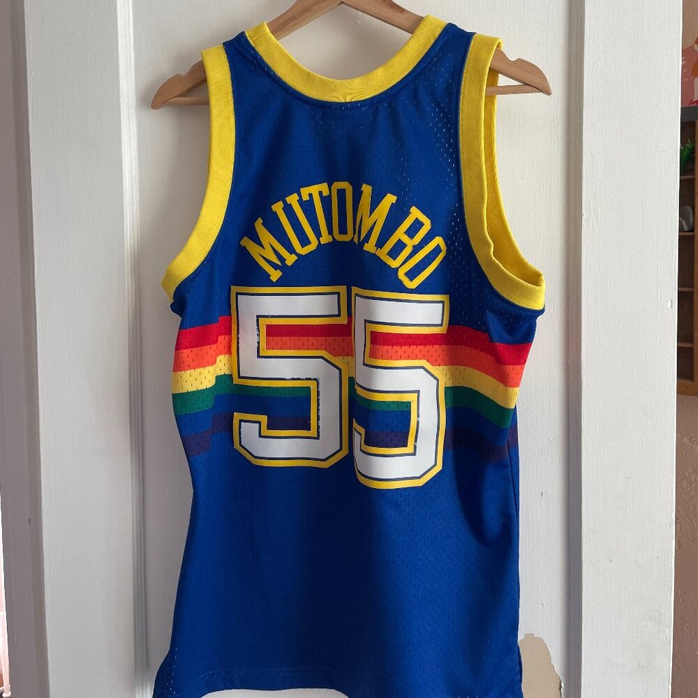 Dikembe Mutombo Denver Nuggets 1991-92 NBA Jersey Mitchell and Ness